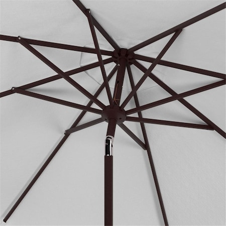 Safavieh 11 ft. Zimmerman Market Umbrella, White PAT8100K